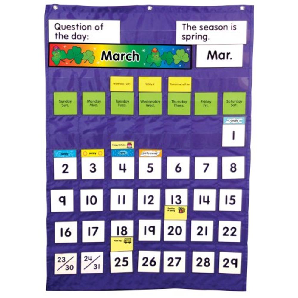 Carson Dellosa Education Carson Dellosa – Complete Calendar and Weather Pocket Chart