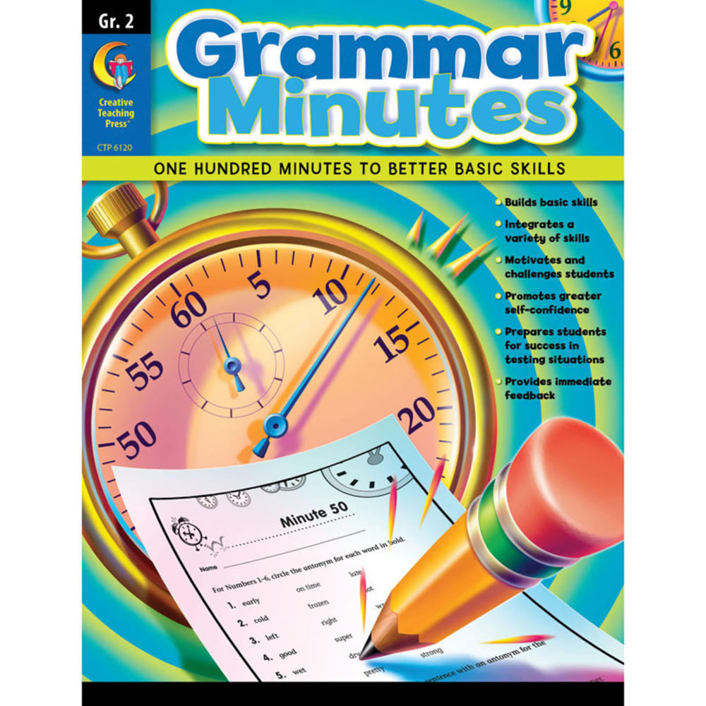 Creative Teaching Press Grammar Minutes Workbook, Grade 2
