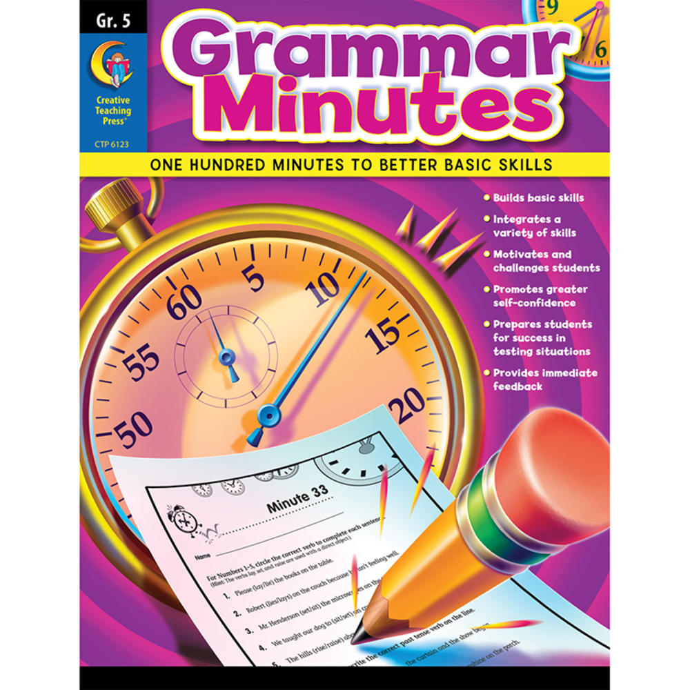 Creative Teaching Press Grammar Minutes, Grade 5