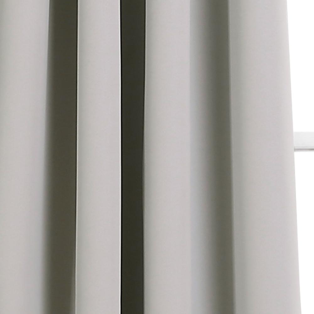 Lush Decor Lush Dcor Insulated Grommet Blackout Curtain Panels Light Gray Pair Set 52x63