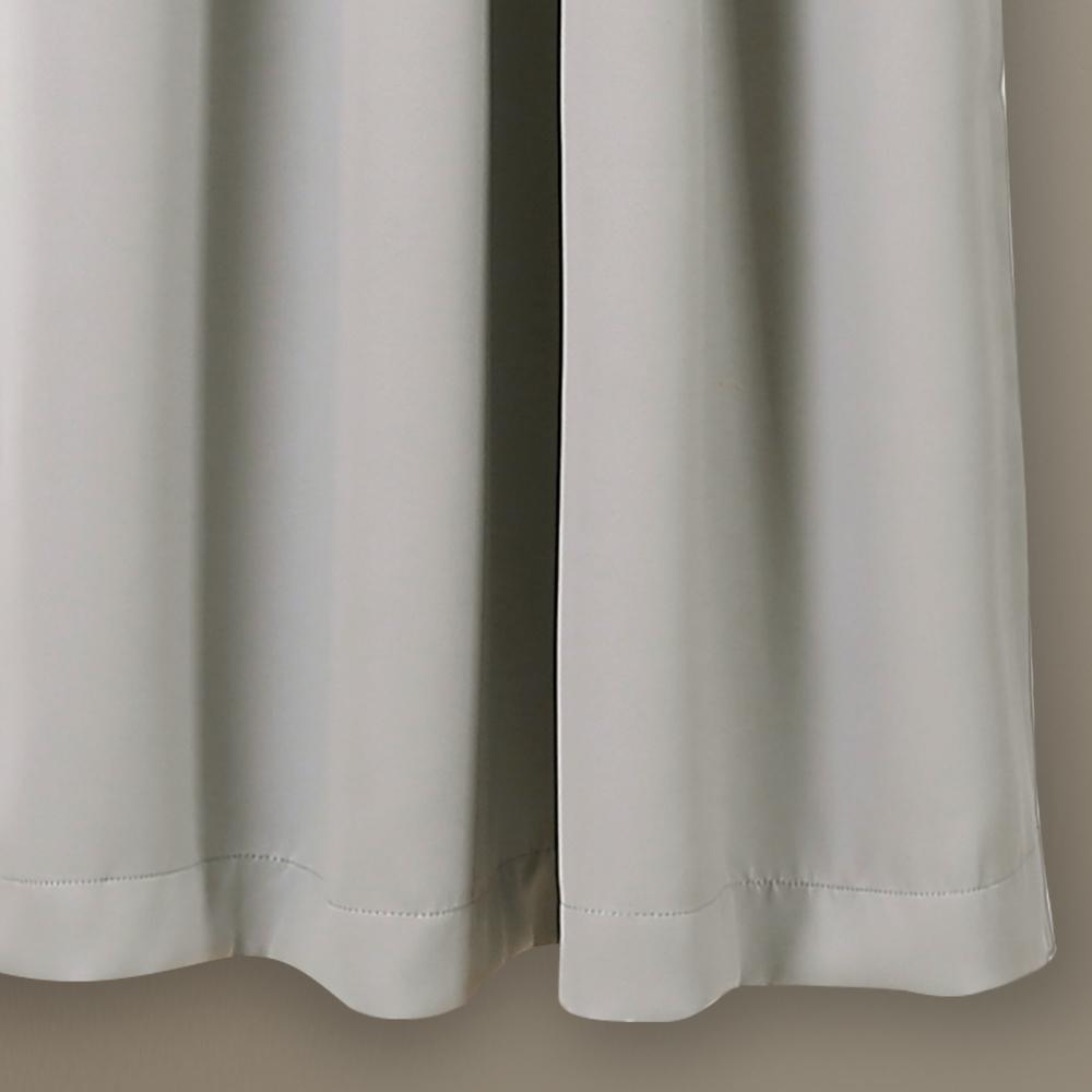 Lush Decor Lush Dcor Insulated Grommet Blackout Curtain Panels Light Gray Pair Set 52x63