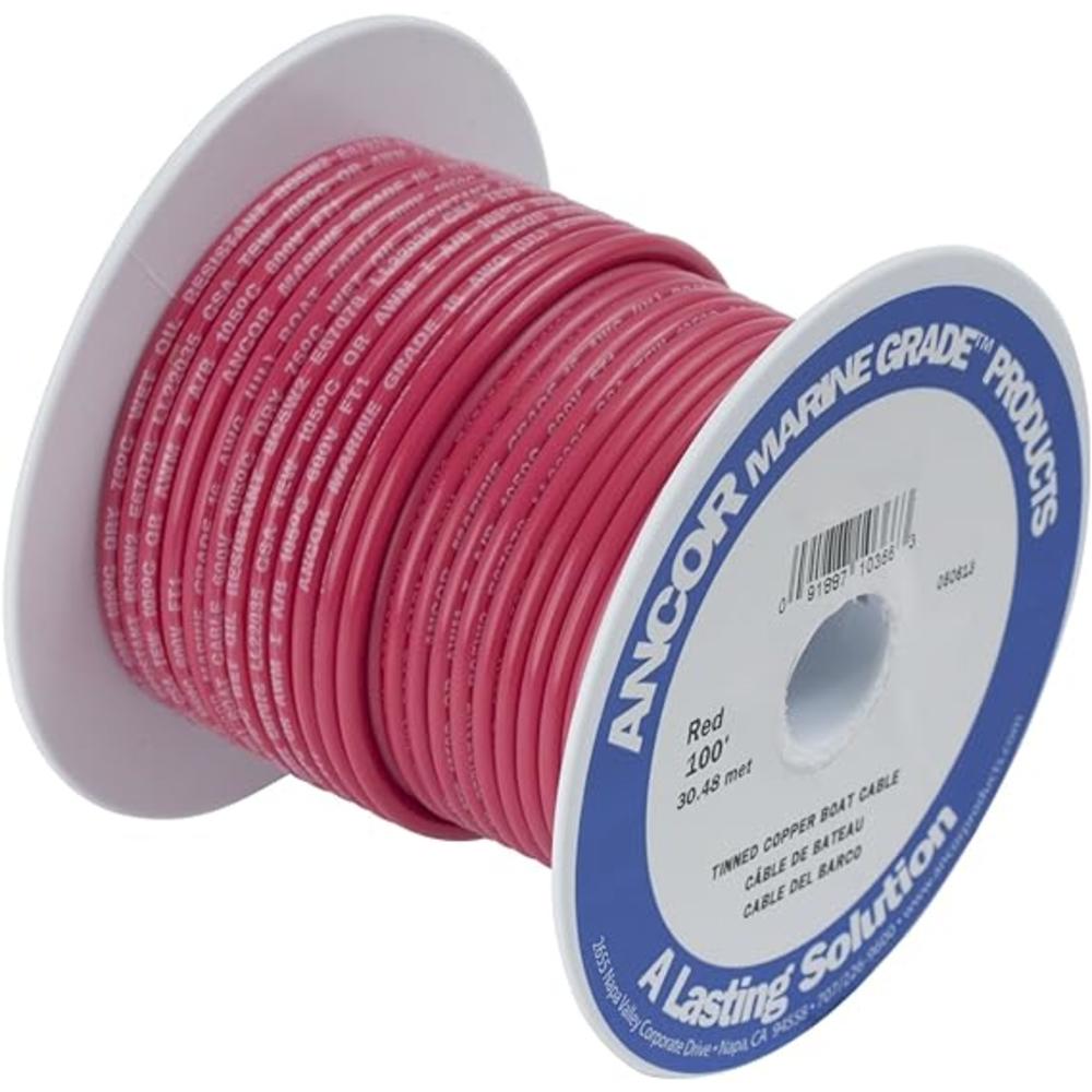 Ancor Red 18 Awg Tinned Copper Wire