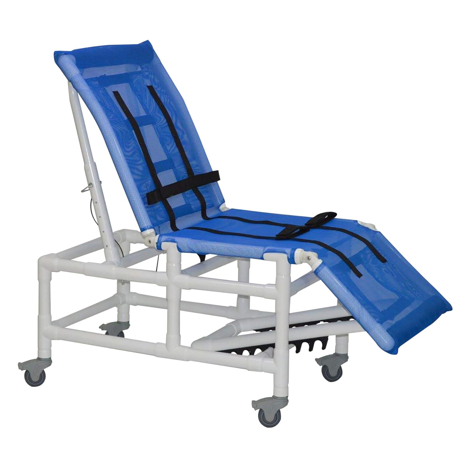 MJM International Corp. X-Large 20Inch internal width multi-positioning bathing chair 3Inch Total Lock casters 24Inch height from floor to top of seat 2