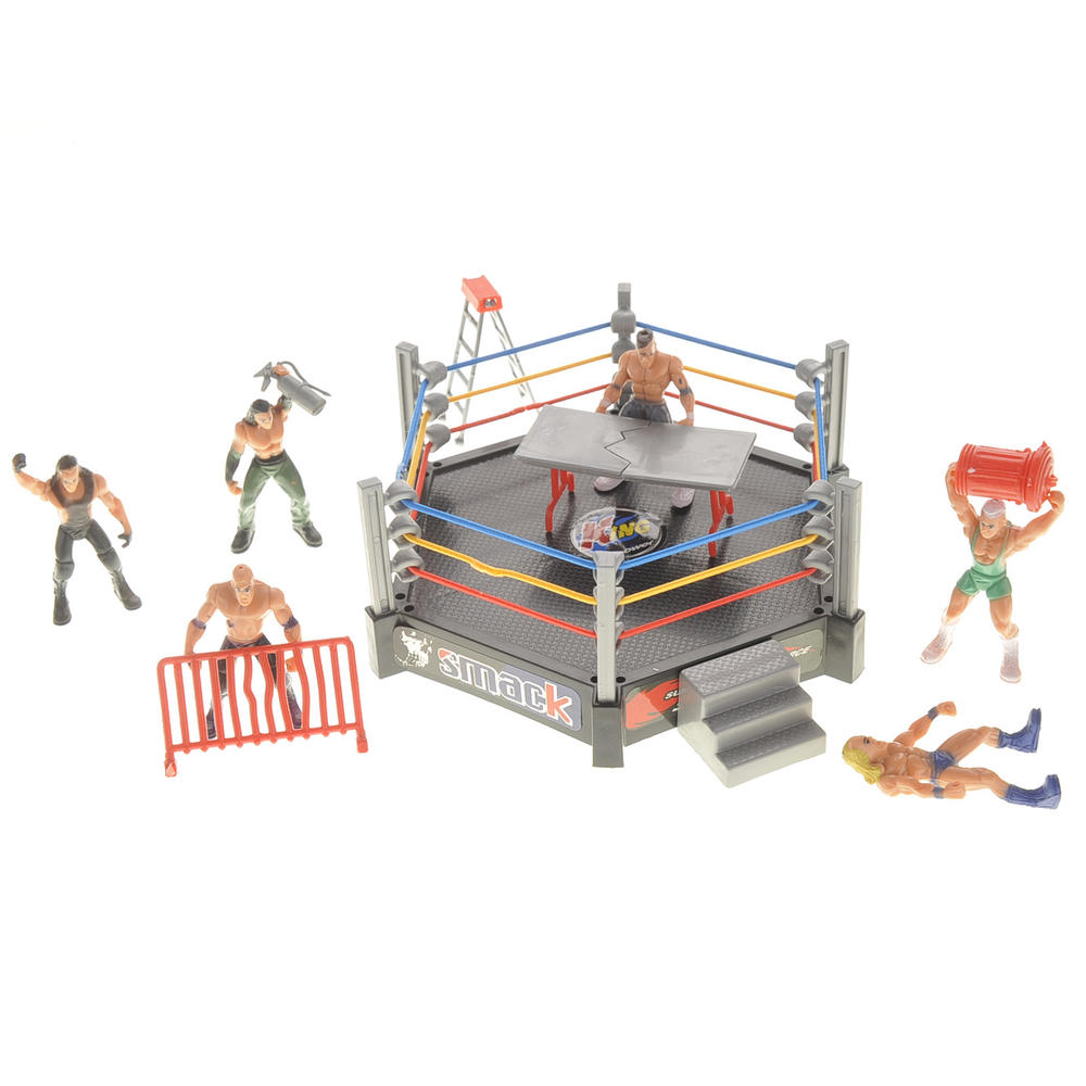 azimporter Smack, Wrestling Stage Ring With 12 Figures