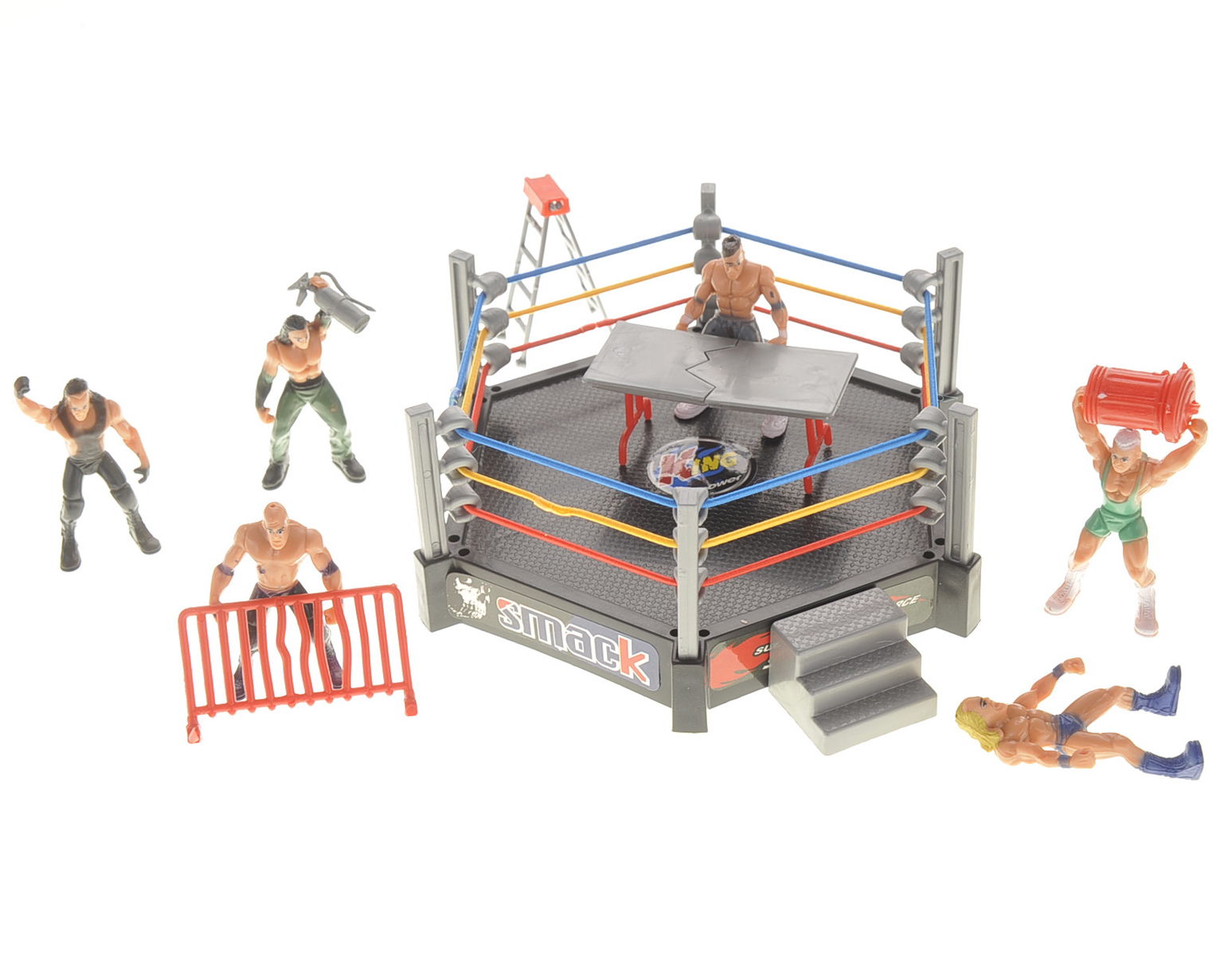 azimporter Smack, Wrestling Stage Ring With 12 Figures
