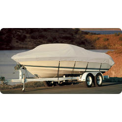 Taylor Made TaylorMade-Adidas Taylor Made 70205 17 x 19 ft. 102 in. V-Hull Runabout Bow Rider Boat Cover&#44; Gray