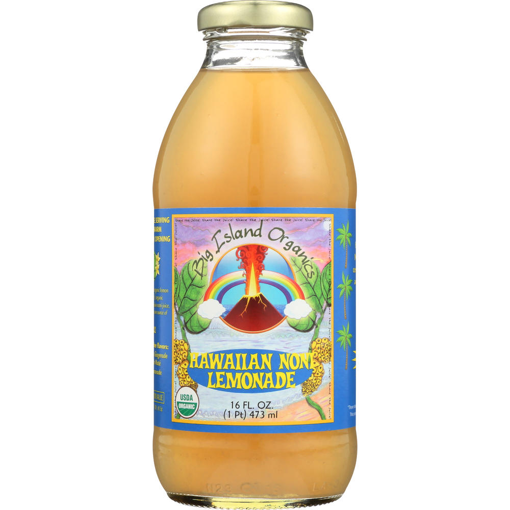 Big Island Organics Noni Lemonade 16 oz Pack Of 12