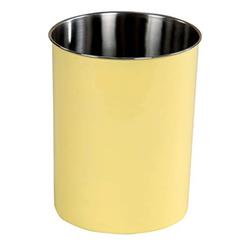 Better Trends ACWBYE Better Trends Trier Bath Accessories Stainless Steel Waste Basket Waste Basket in Yellow