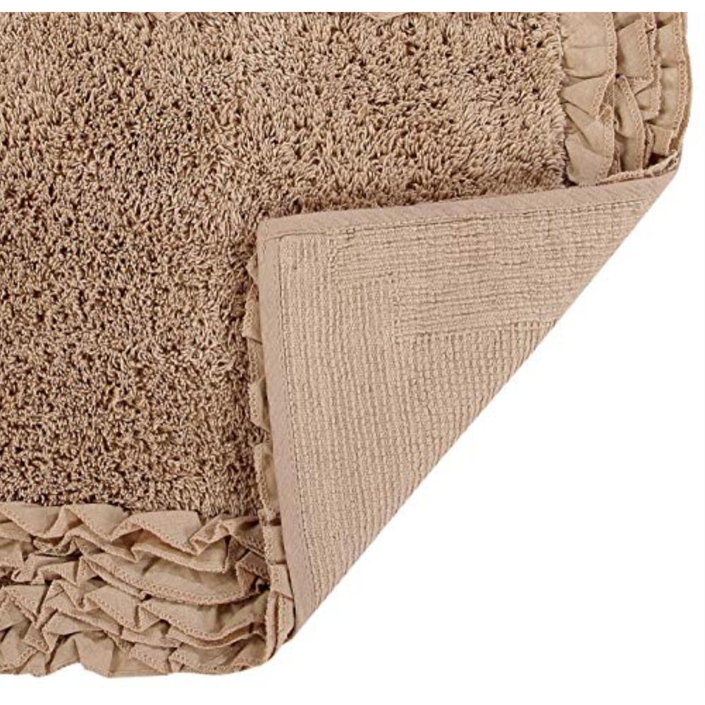 Better Trends Shaggy Border Collection 30" Heart in Beige