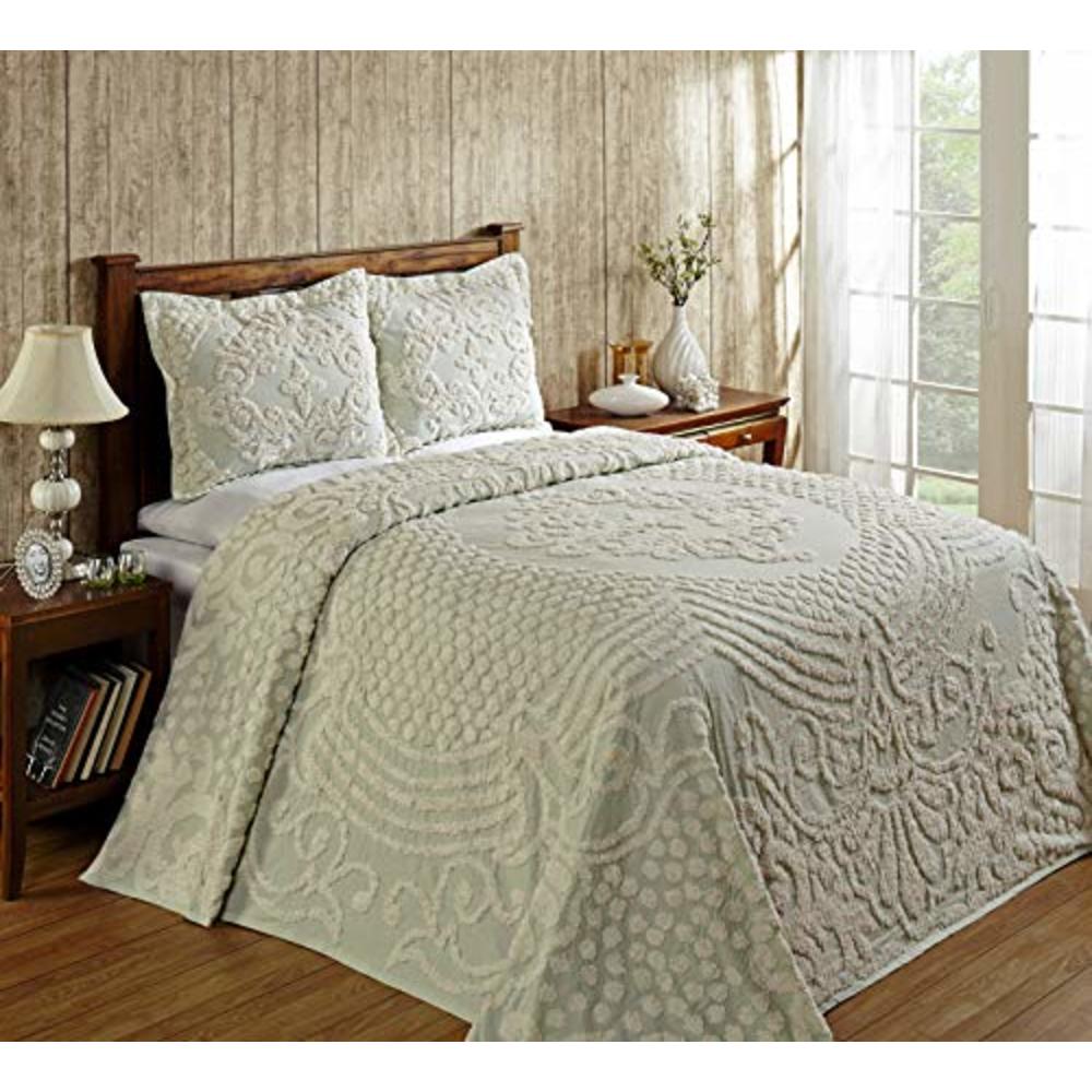Better Trends Florence Collection King Bedspread in Sage