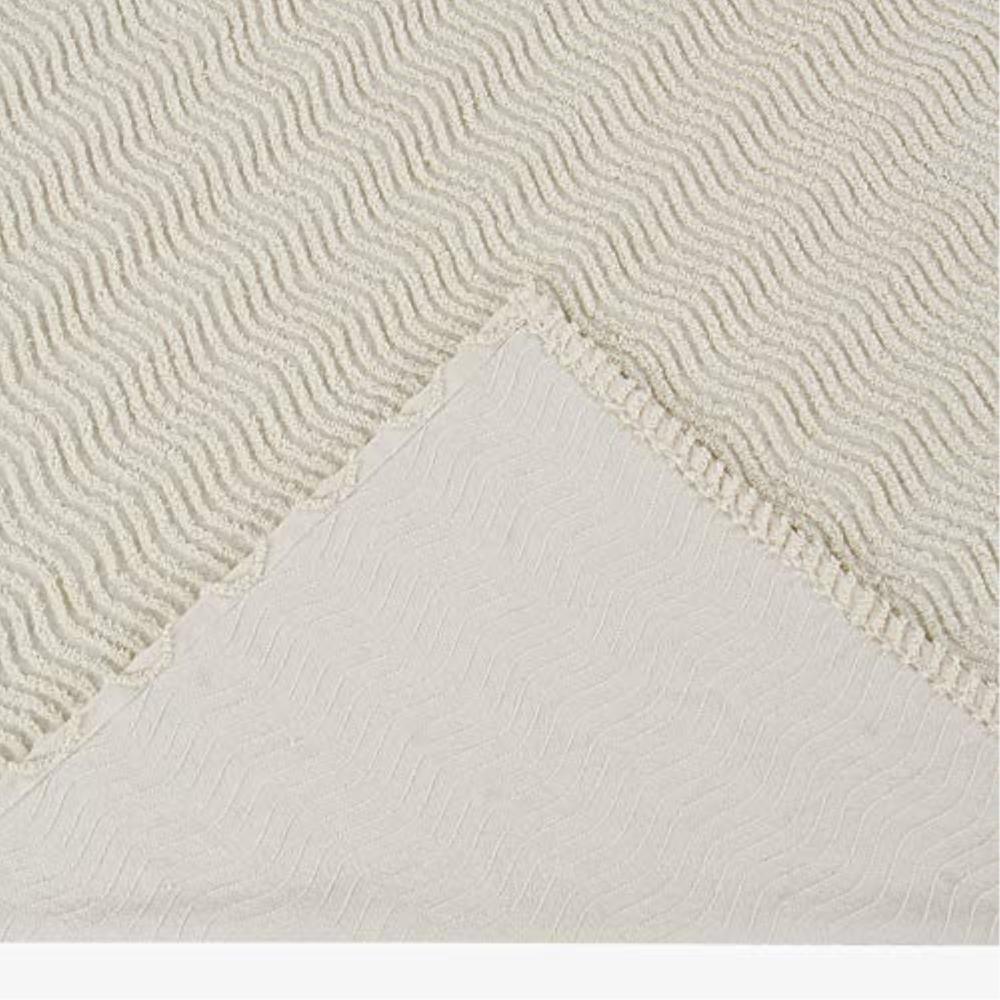 Better Trends Natick Collection Twin Bedspread in Ivory