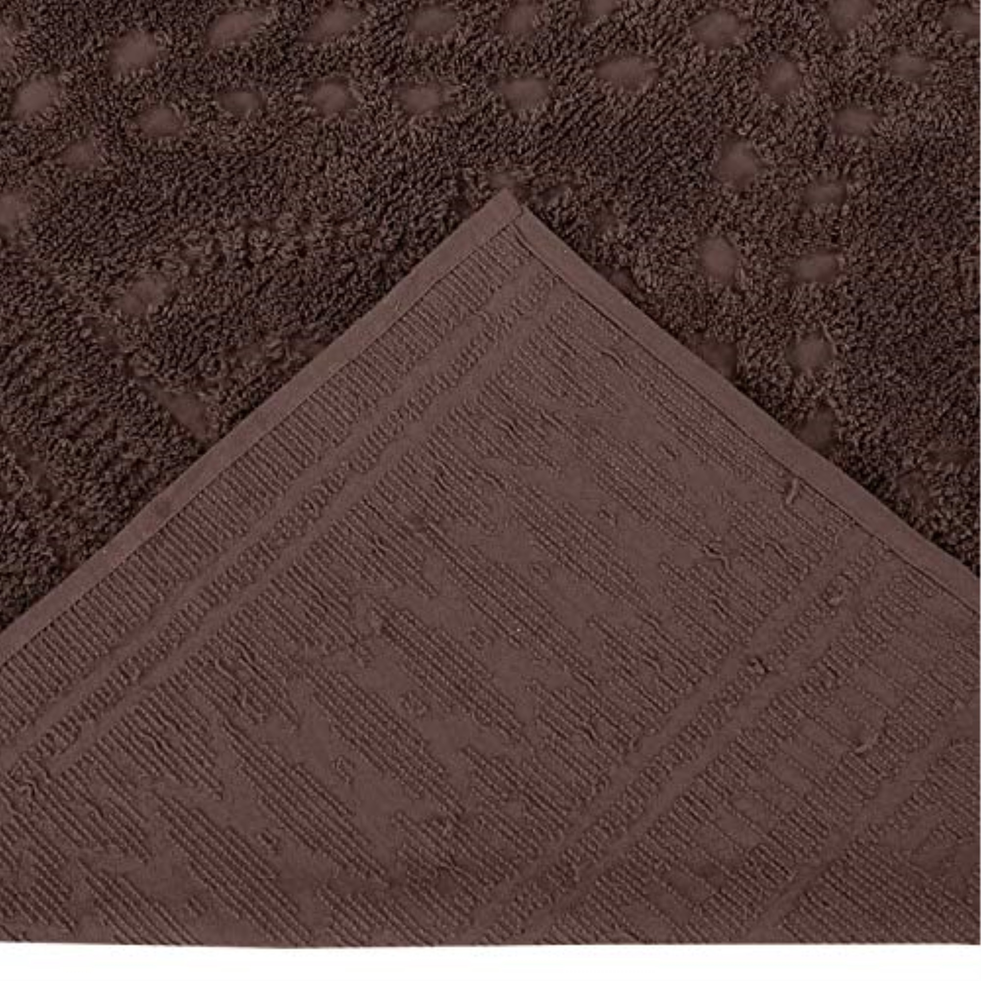 Better Trends Rio Collection Twin Bedspread in Chocolate