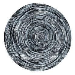 Better Trends Ombre Chenille Collection 72" Round in Blue
