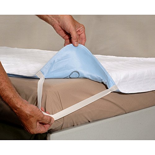 Essential Products Quik Sorb Home Care Patient Bed Matress Protector Deluxe 36 x 72 Underpad with Straps - Bulk 3