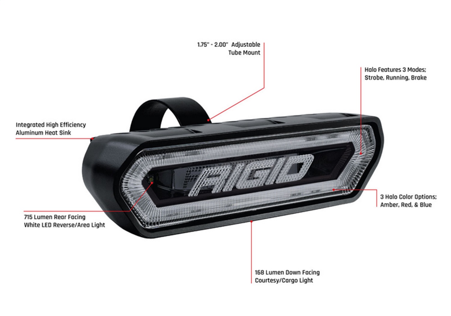 Rigid Industries 90133 Chase Exterior LED Light