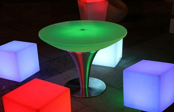 Main Access 16 Inch Block Seat Pool Spa Weatherproof Color Changing LED Cube