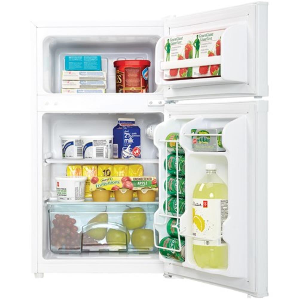 Danby Designer Energy Star 3.1-Cu. Ft. Compact Dual-Door Refrigerator/Freezer in White