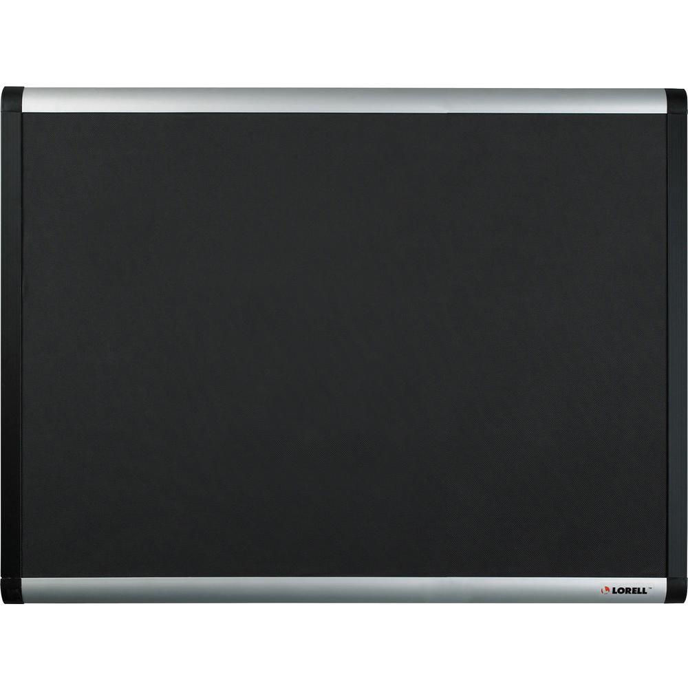 Lorell Black Mesh Fabric Covered Bulletin Boards