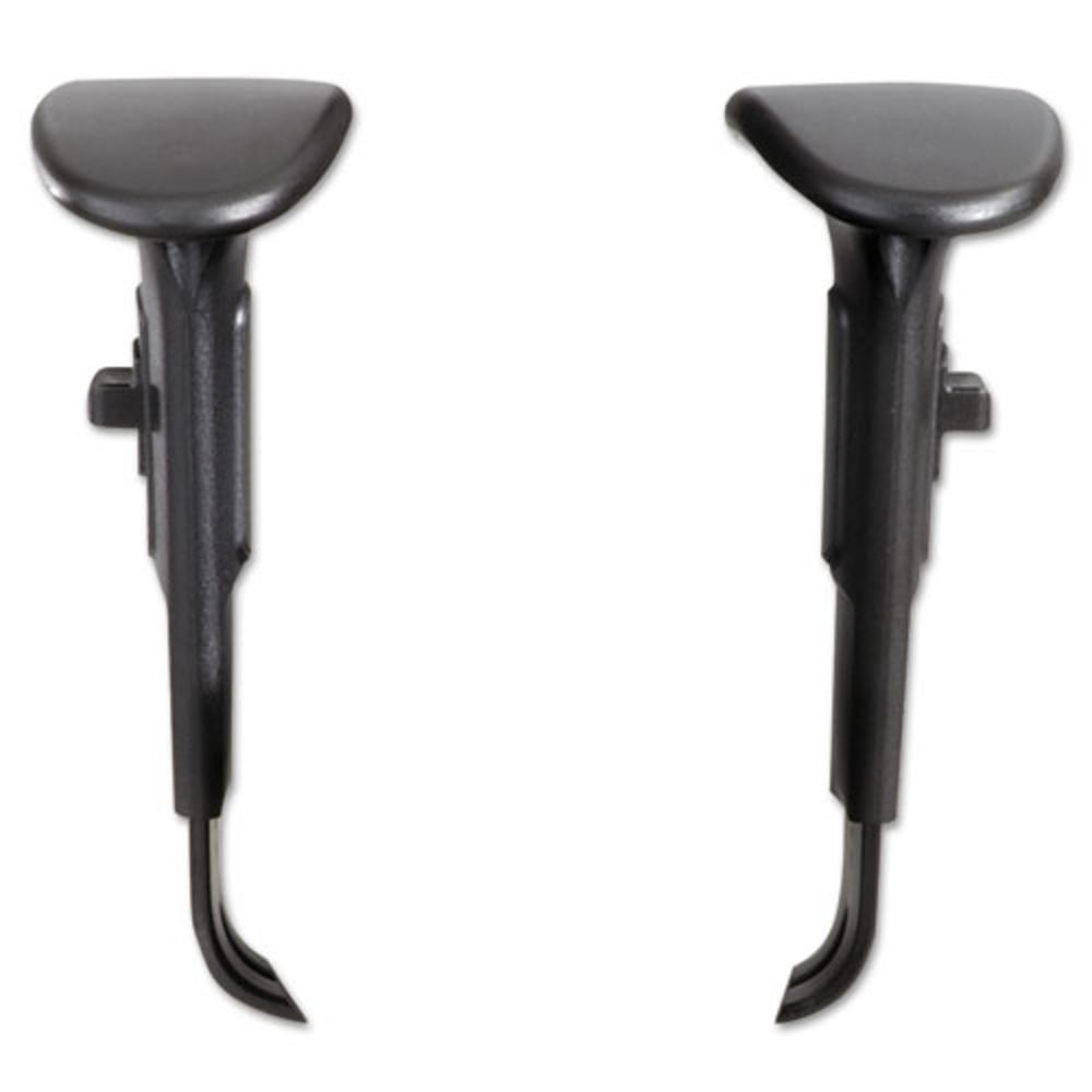Safco Products Safco Task Chair Adjustable T-Pad Arm Kit - Black - 2 / Pair
