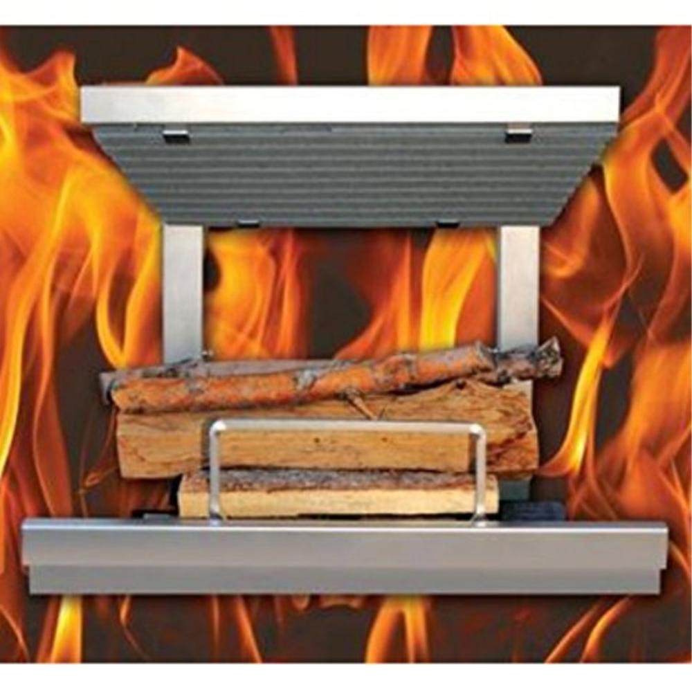 Blue Flame Products arth's Flame Hybrid Clean Burn, Wood Fireplace System - including natural gas log lighter