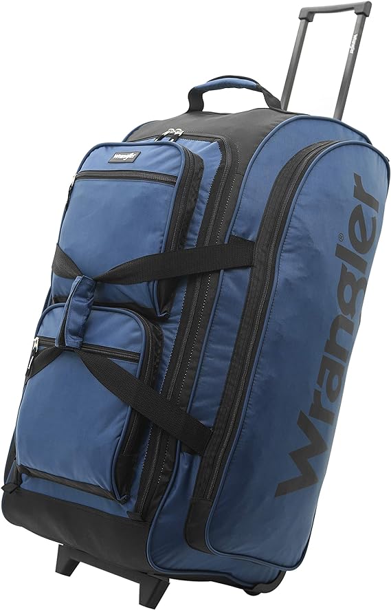Wrangler WESLEY COLLECTION 30Inch ROLLING MULTI-POCKET UPRIGHT DUFFEL