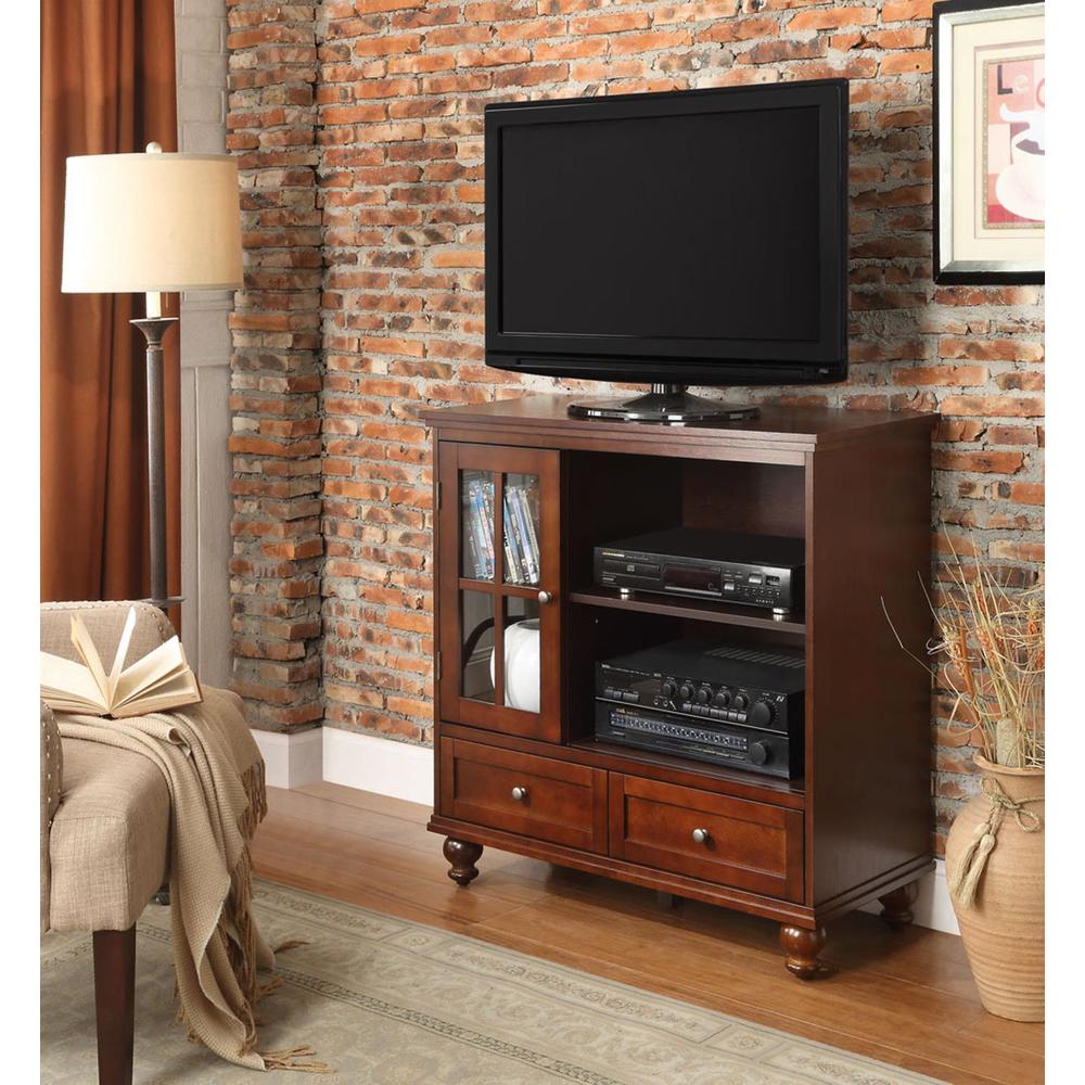 Convenience Concepts Tahoe Highboy TV Stand, Espresso