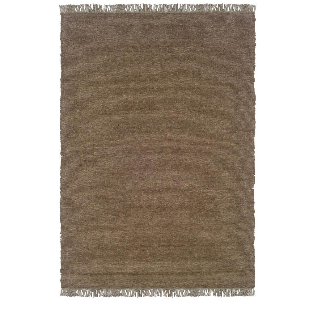 Linon Transitional Verginia Berber 5'3" x 7'6" Area Rugs With Cocoa RUG-VE50458
