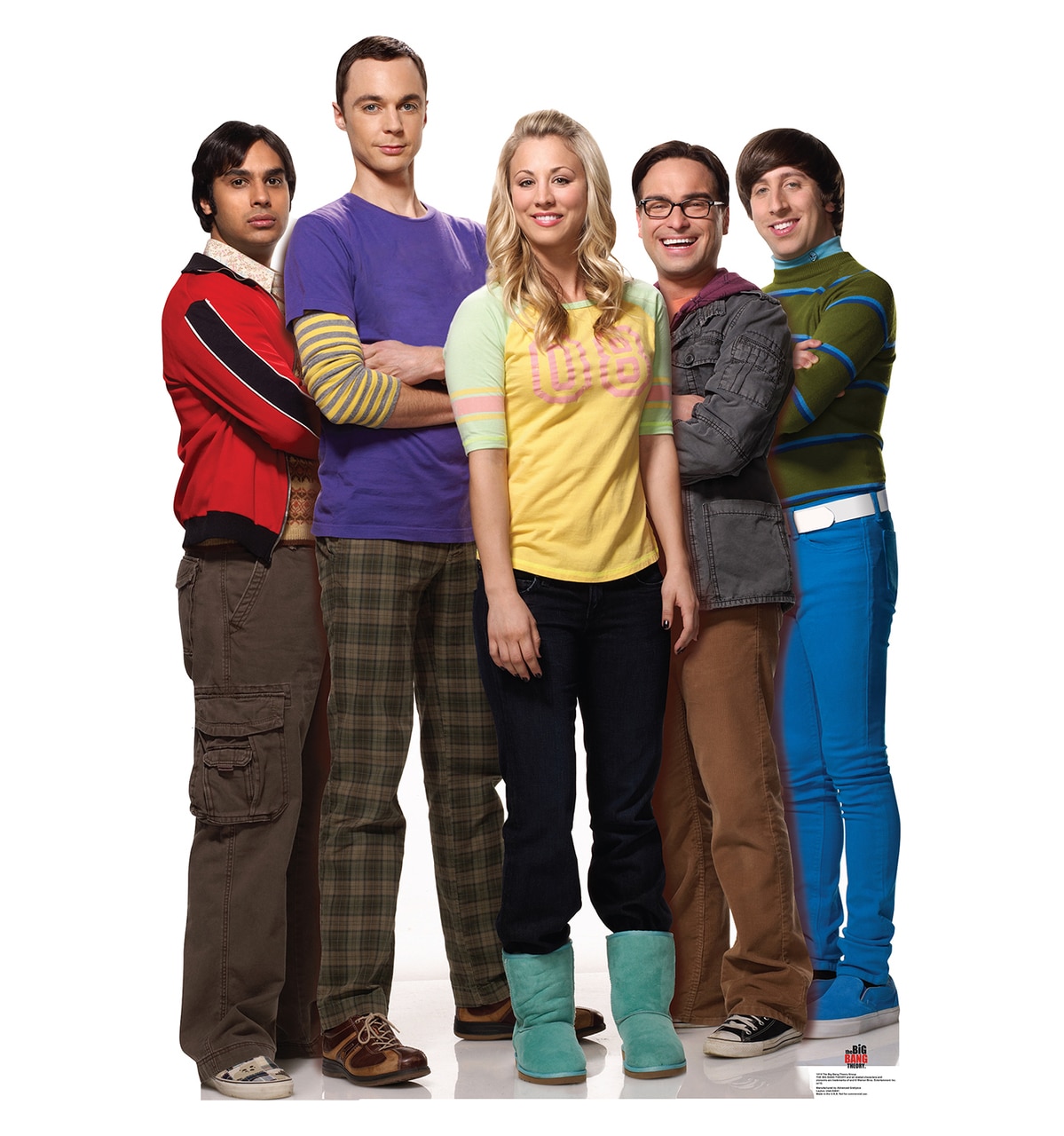 Advanced Graphics Raj, Sheldon, Penny, Leonard & Howard (Big Bang Theory)