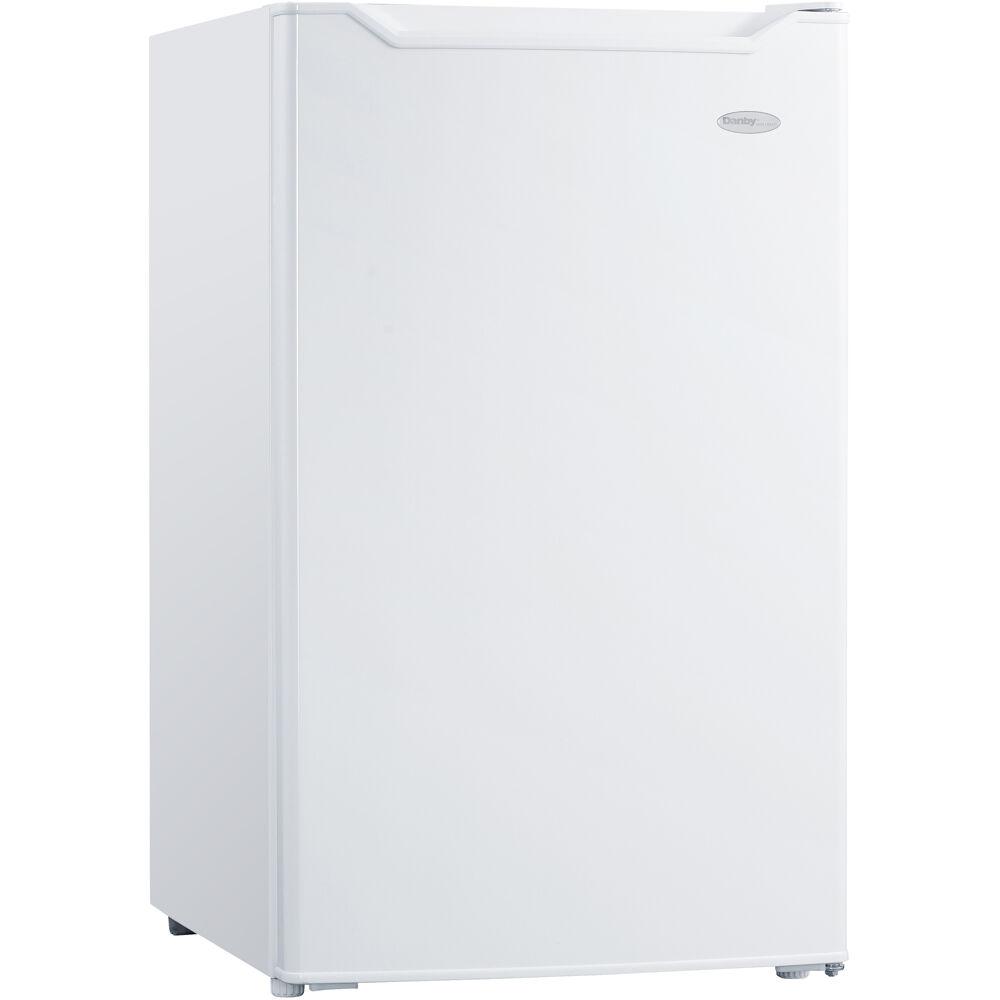 Danby 4.4 CuFt. Refrigerator, Push Button Defrost, Full Width Freezer Section