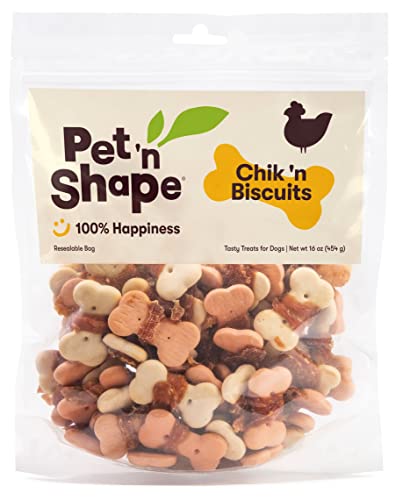 Pet n Shape pet \'n shape pet 'n shape chik 'n wrapped biscuits - jerky dog treats - 1 pound