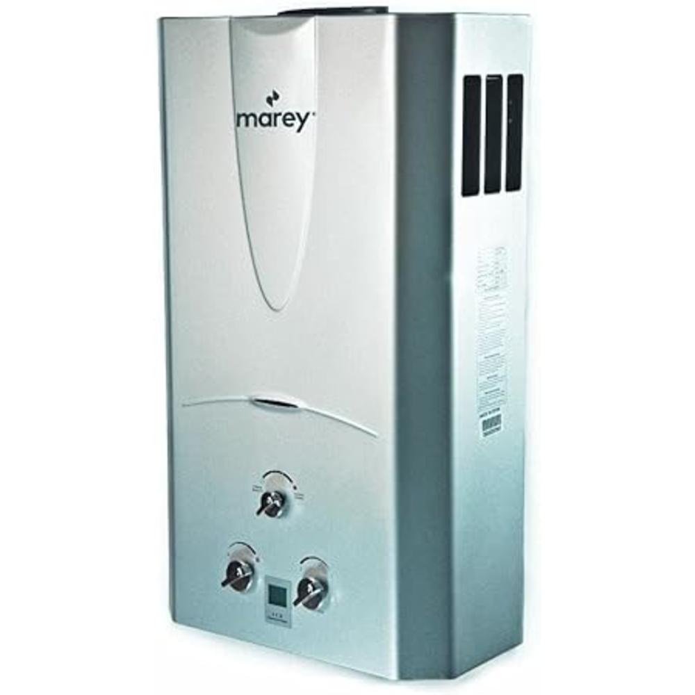 Marey Heater Corp 4.2 GPM, 100,000 BTUs, Whole House solution, Digital Display, Outdoor Propane Gas Tankless Water Heater