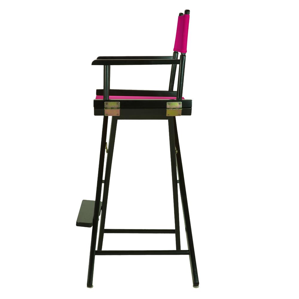 Casual Home 30" Director's Chair Black Frame-Magenta Canvas