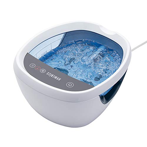 HoMedics Shiatsu Bliss Footbath with Heat Boost, Foot Spa Massager, Deep Kneading Pedicure Tub, Vibrating Bubbles with Soothing 