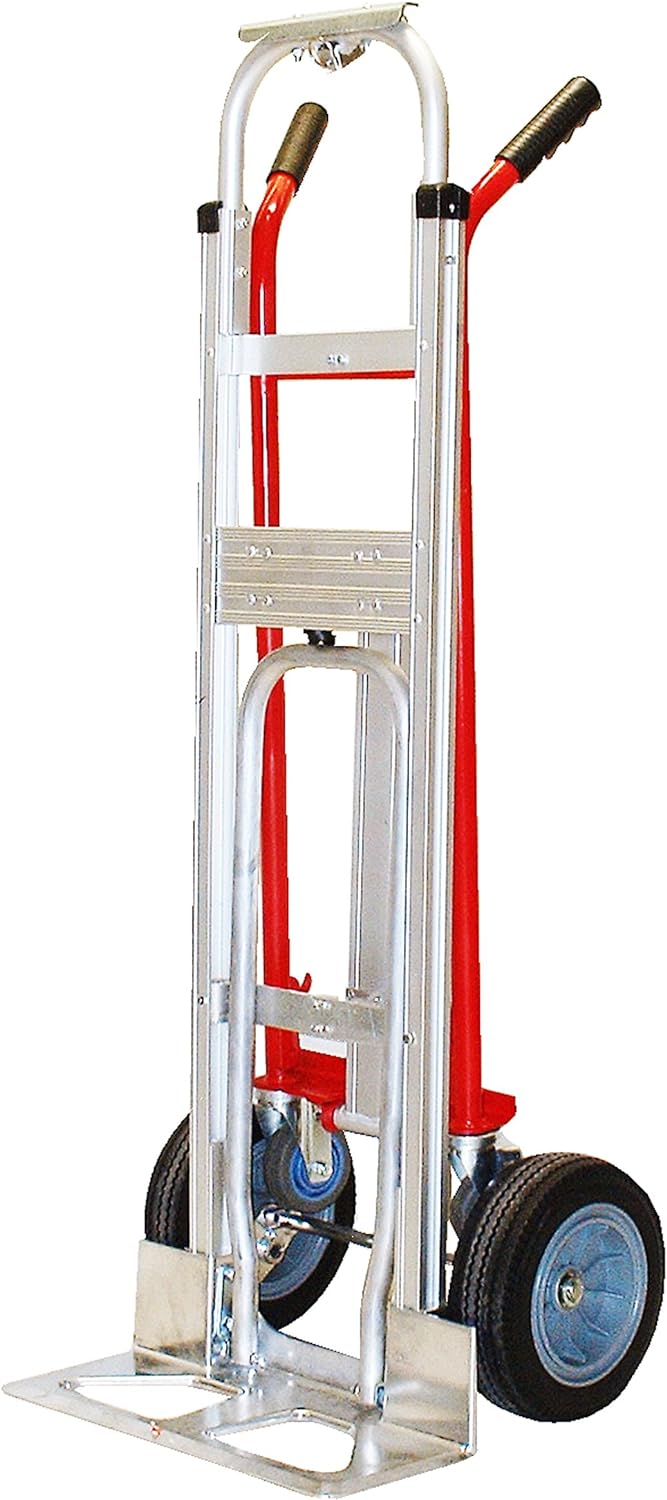 Milwaukee Hand Trucks 60137 4-in-1 Hand Truck with Noseplate Extension