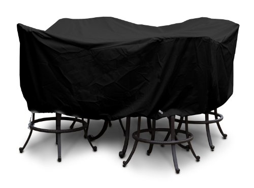 KoverRoos Weathermax 75252 Large Bar Set Cover, 84-Inch Diameter by 40-Inch Height, Black