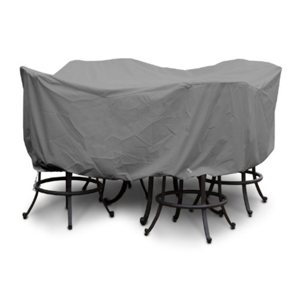 KoverRoos Weathermax 85252 Large Bar Set Cover, 84-Inch Diameter by 40-Inch Height, Charcoal