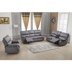 Betsy Furniture 3-PC Microfiber Fabric Recliner Set Living Room Set 8007-321