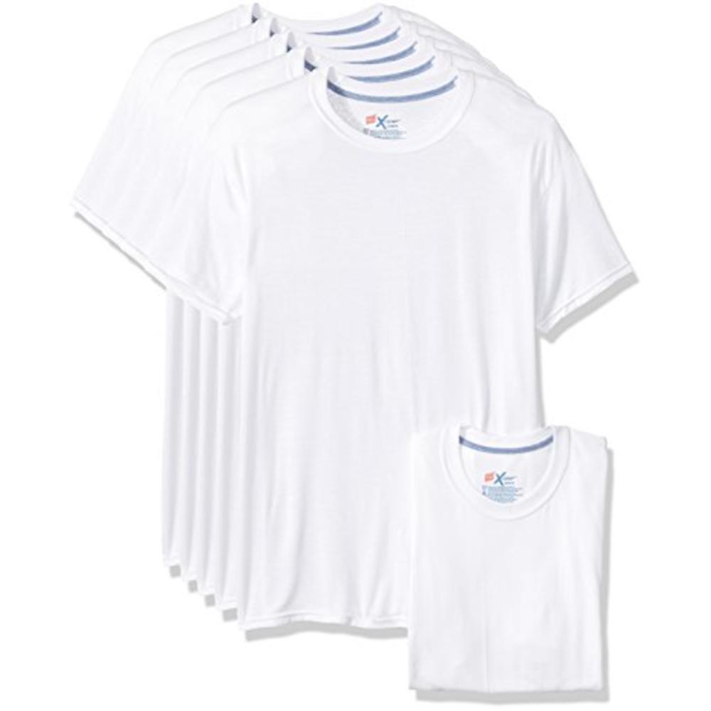 Hanes Men's ComfortSoft Short Sleeve Crewneck T-Shirt White 3-4 & 6 Pack