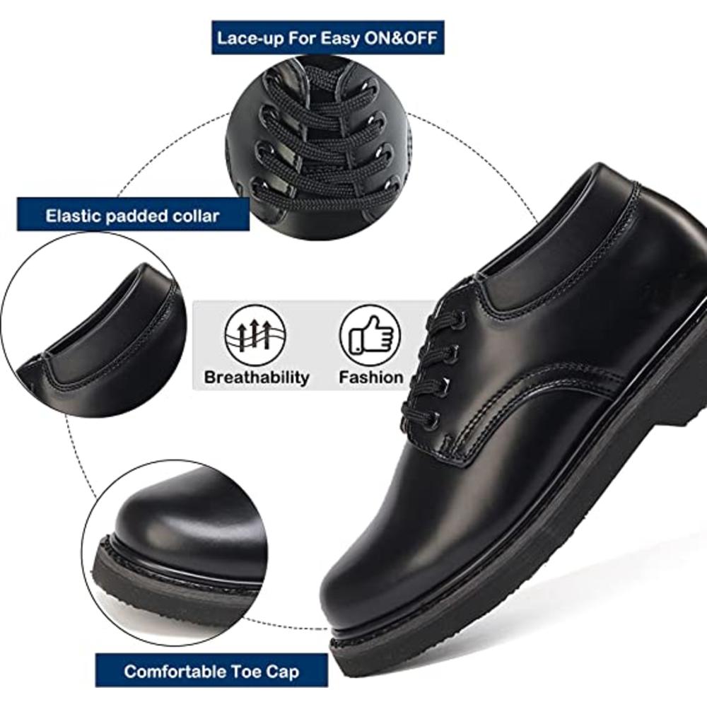 Handmen 4" Men's Slip Resistant Durability Breathable Work Shoe CH82102