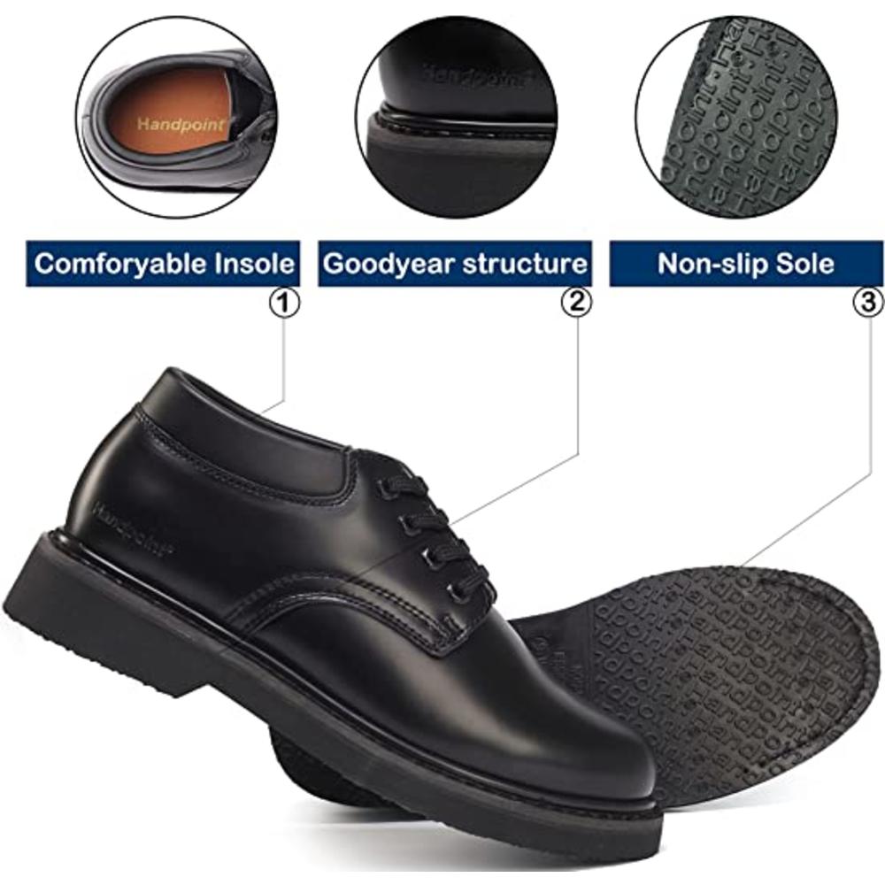 Handmen 4" Men's Slip Resistant Durability Breathable Work Shoe CH82102