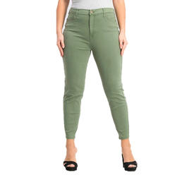 Celebrity Pink Juniors' High-Rise Ankle Skinny Jeans Green Size 5