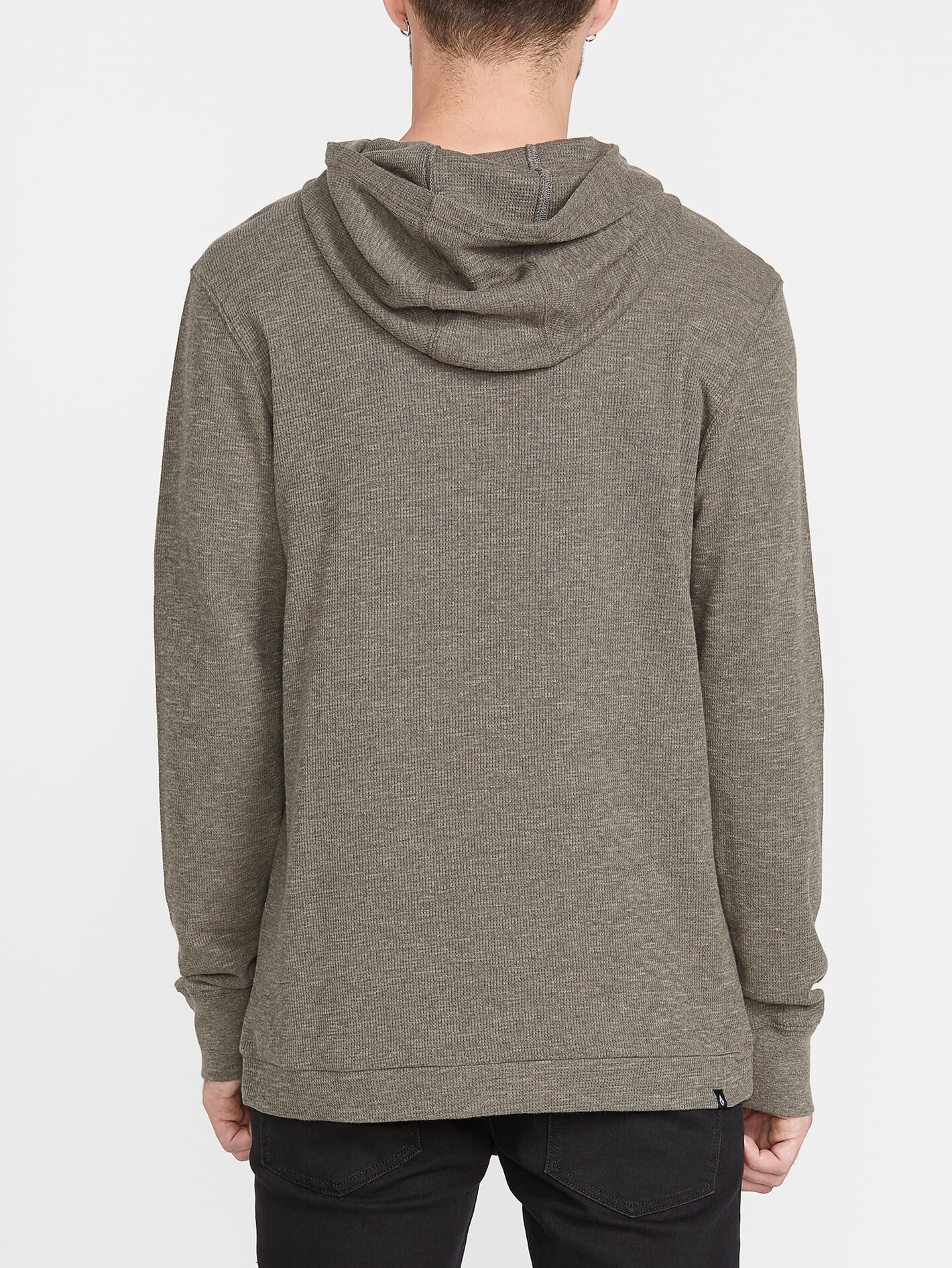 volcom Volcom Men's Wallace Hooded Thermal Gray Size Small