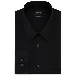 Arrow Men's Classic-Fit Non-Iron Dress Shirt Black Size 15-32-33