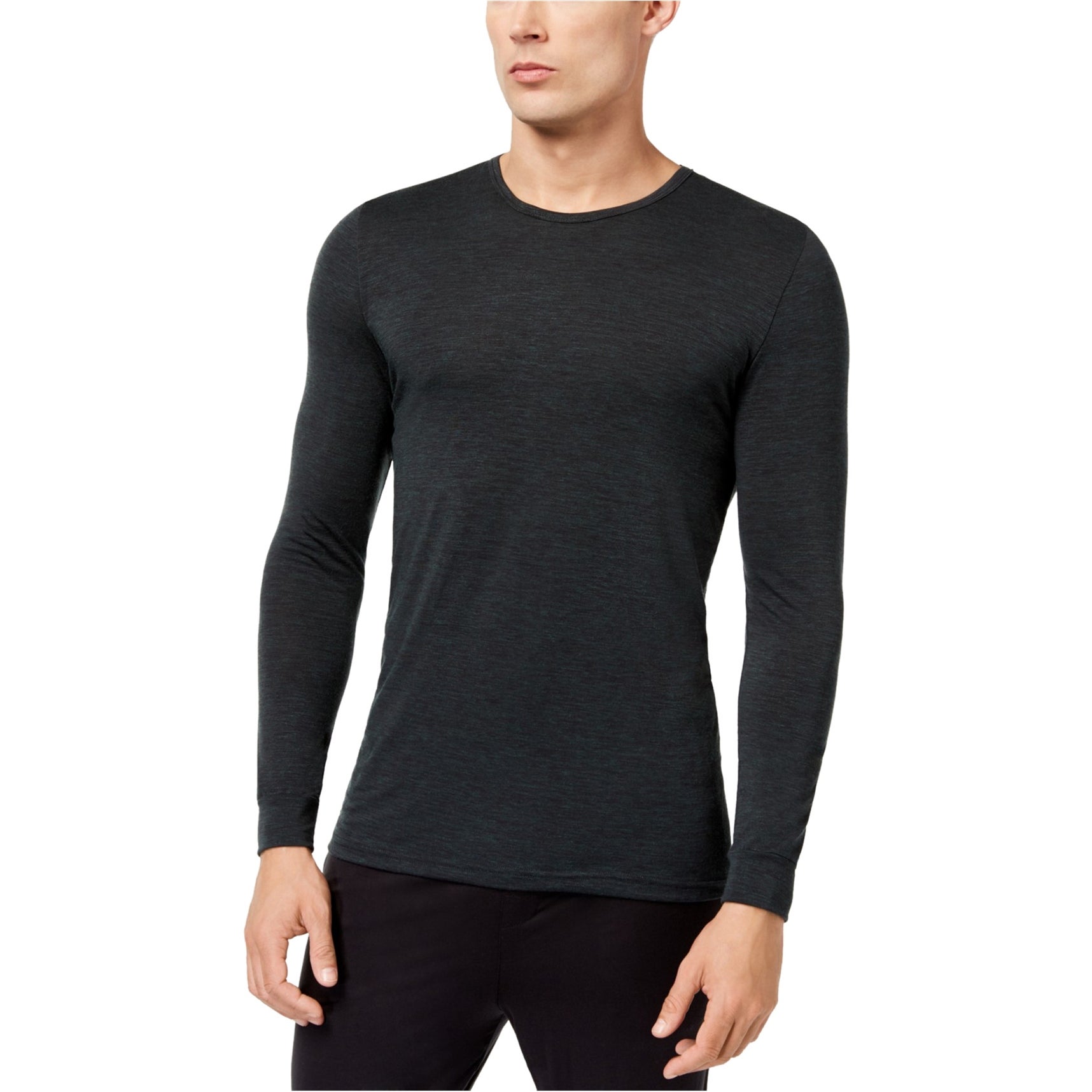 32 Degrees Men's Base Layer Crew Neck Shirt Black Size Small