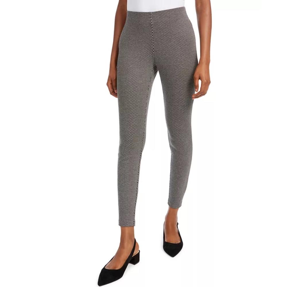 Maison Jules Women's Pull-On Slim Fit Pants Black Size Medium
