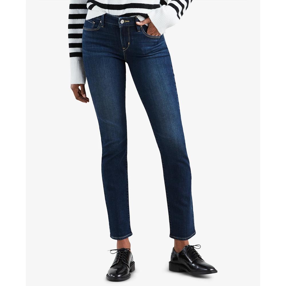 Levi's Women's Classic Modern Mid Rise Skinny Jeans Blue Size Medium Regular