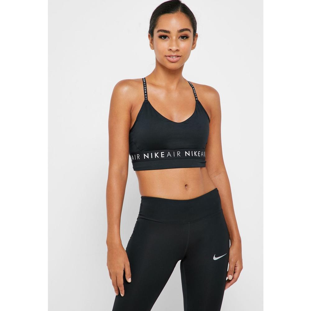 Nike Women's Indy Light Support Training Sports Bra Black Size X-Small