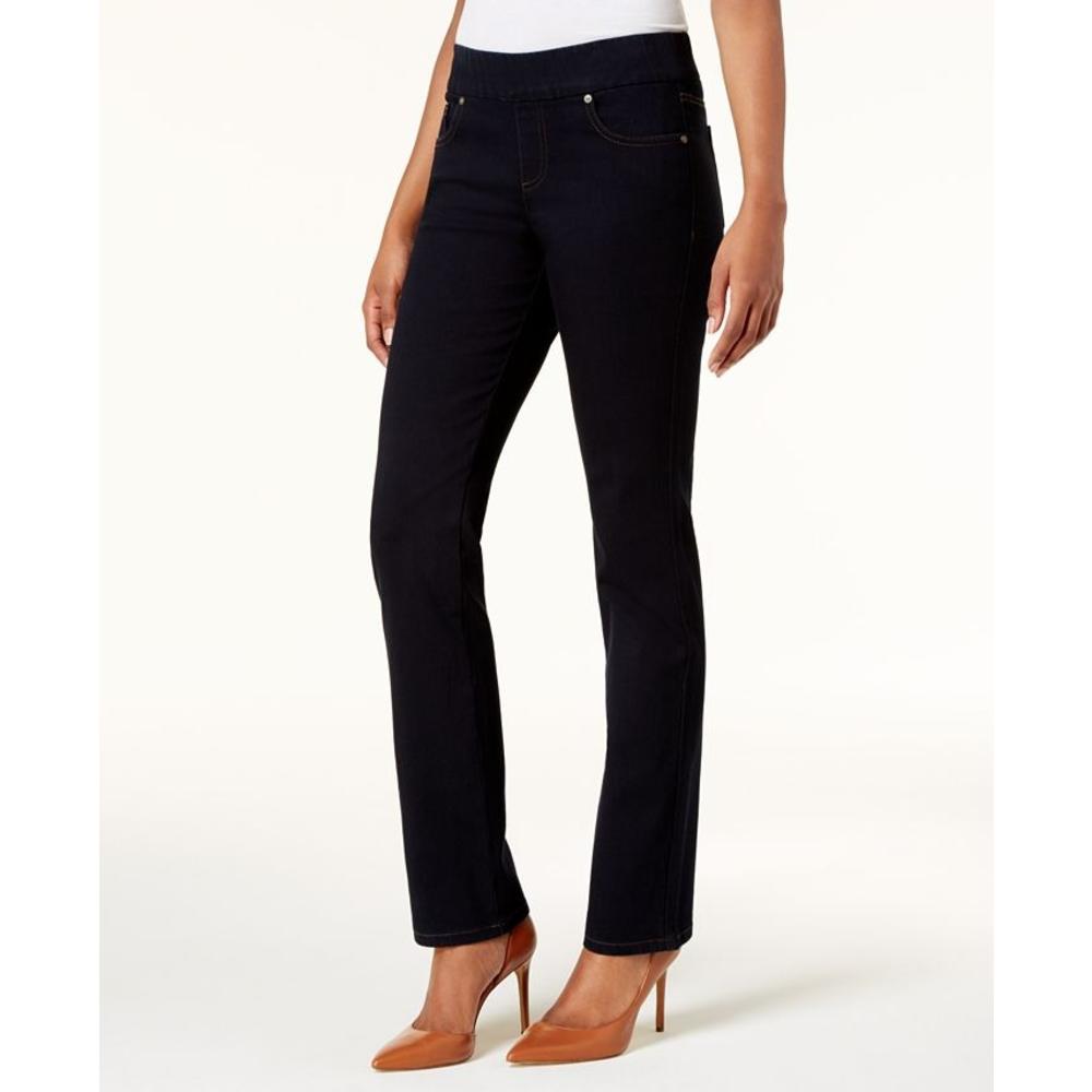 Style & Co Women's StraightFit PullOn Jeans Black Size Medium