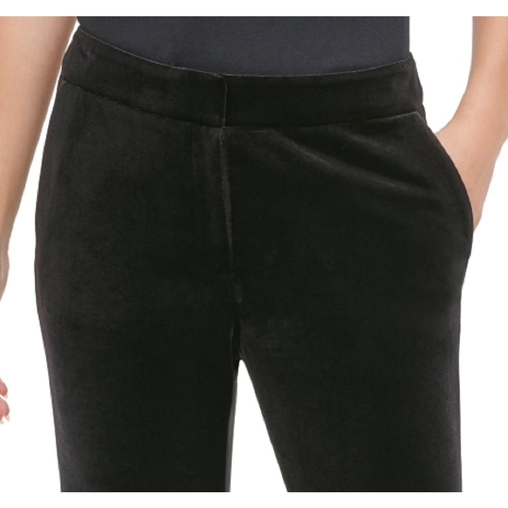 Calvin Klein Women's Velvet Pants Black Size 6