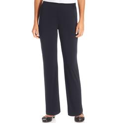 NY Collection Women's Pull On Straight Leg Pants -Color- Size Petite Small